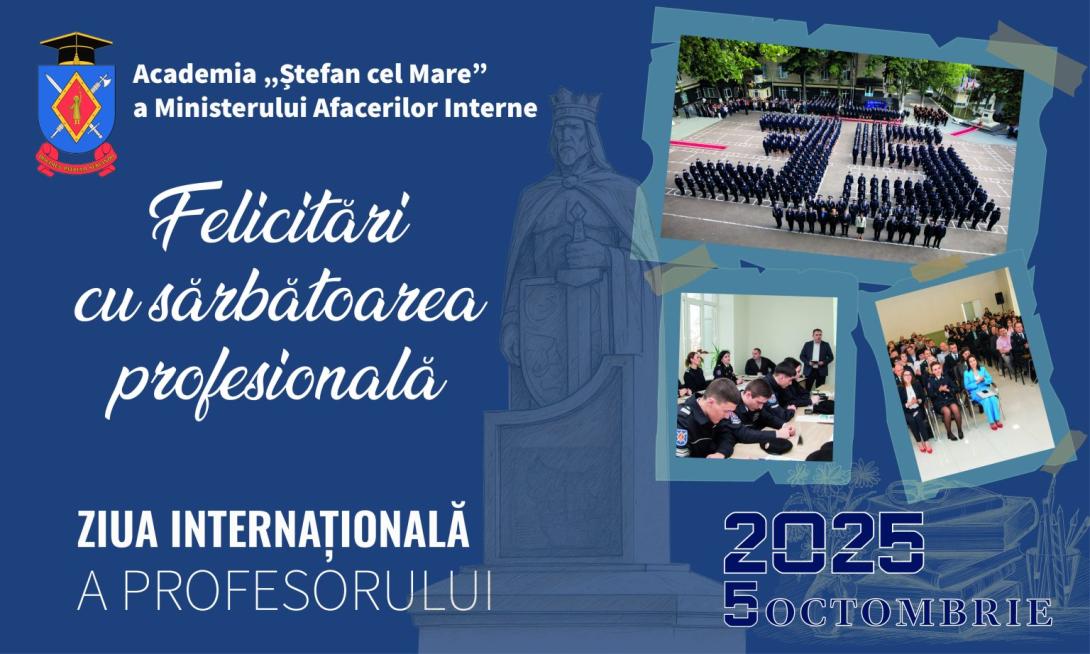 Profesorii Academiei „Ștefan cel Mare” onorați de Ziua Mondială a Educației