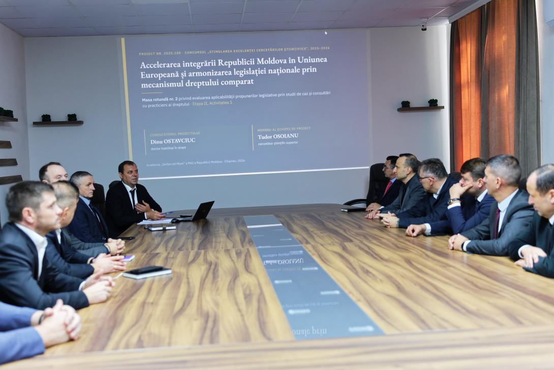 Dreptul comparat, de la cercetare la practică: masă rotundă cu practicienii dreptului